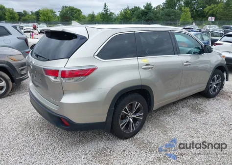 2016 Toyota Highlander Xle V6 from USA, damaged, VIN 5TDJKRFH0GS292546
